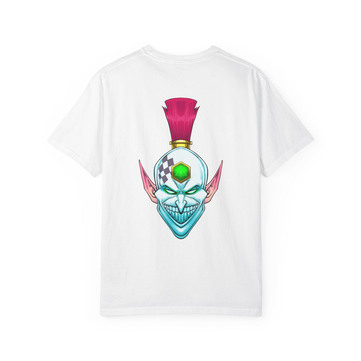 Laughing Elf Mask Graphic T-Shirt