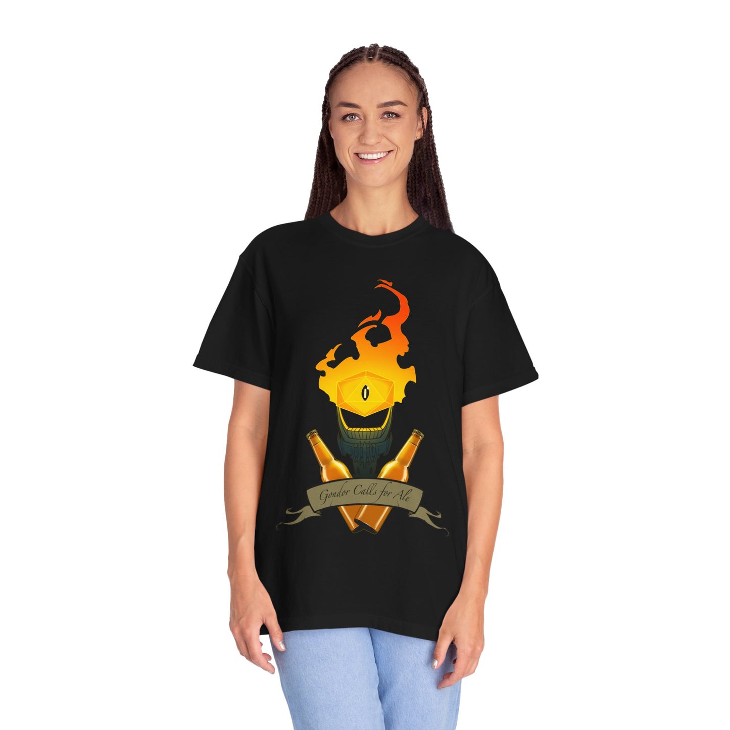 Gondor Calls for Ale Burning Eye Tee