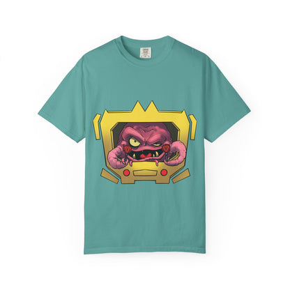 Retro Alien Brain Tee — Neon Sci‑Fi Monster Graphic T-Shirt