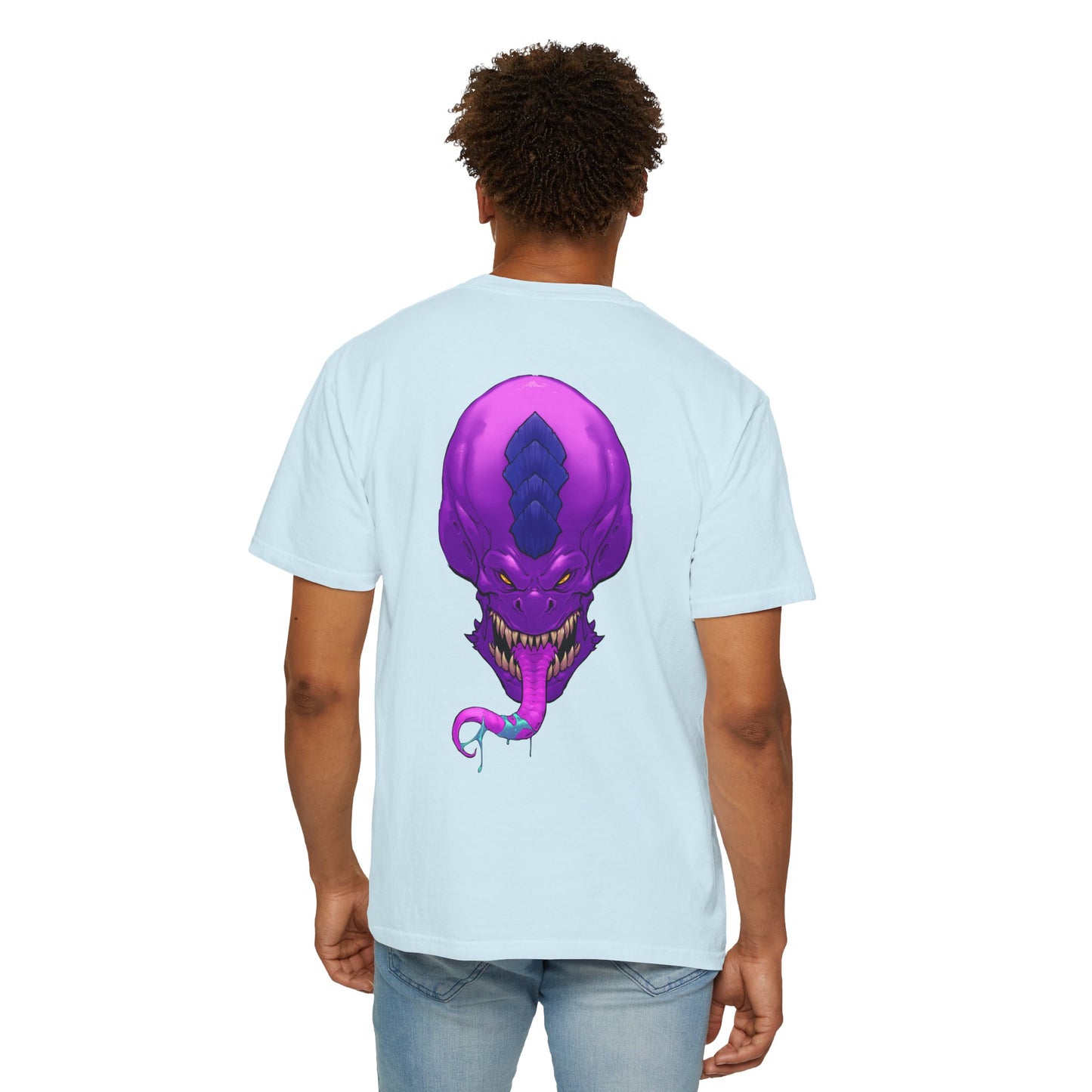 Purple Licky Alien Graphic Tee
