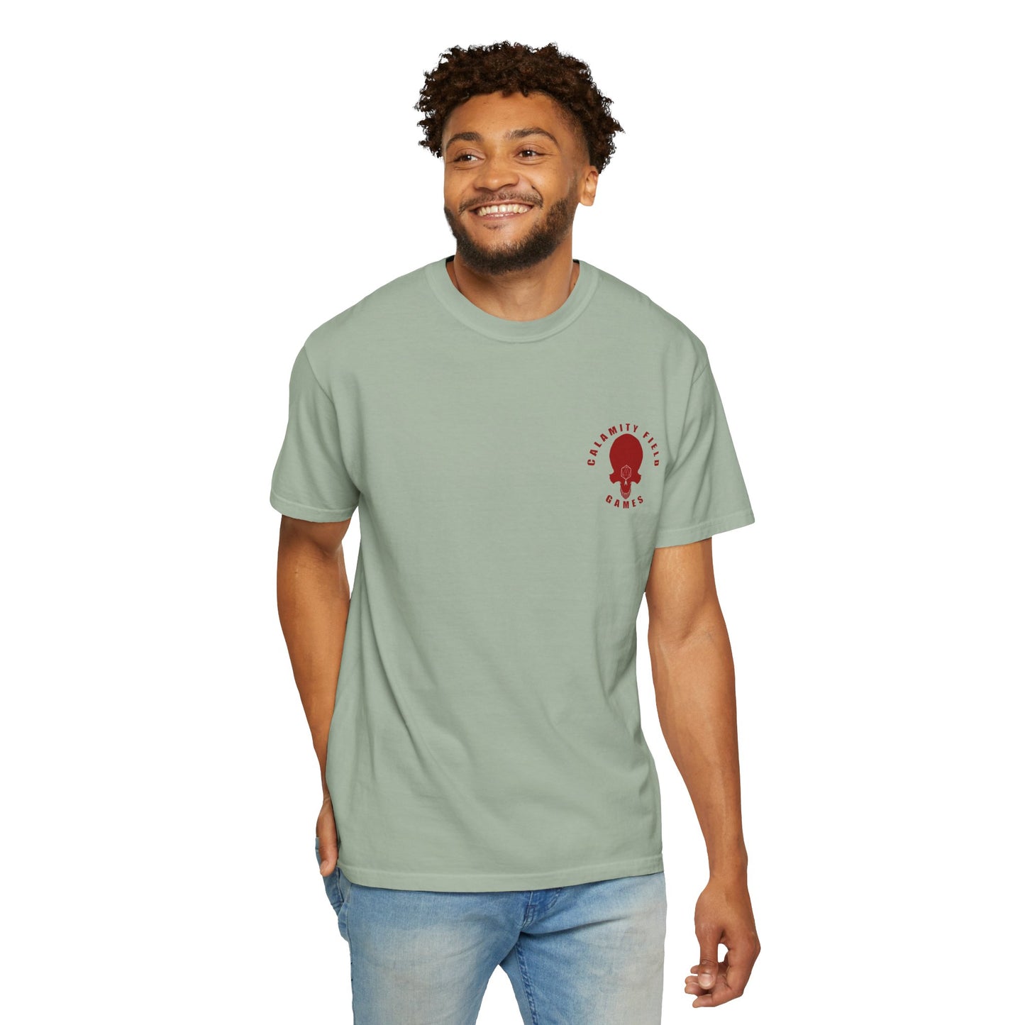 Armored Space Man Helmet Graphic T-Shirt