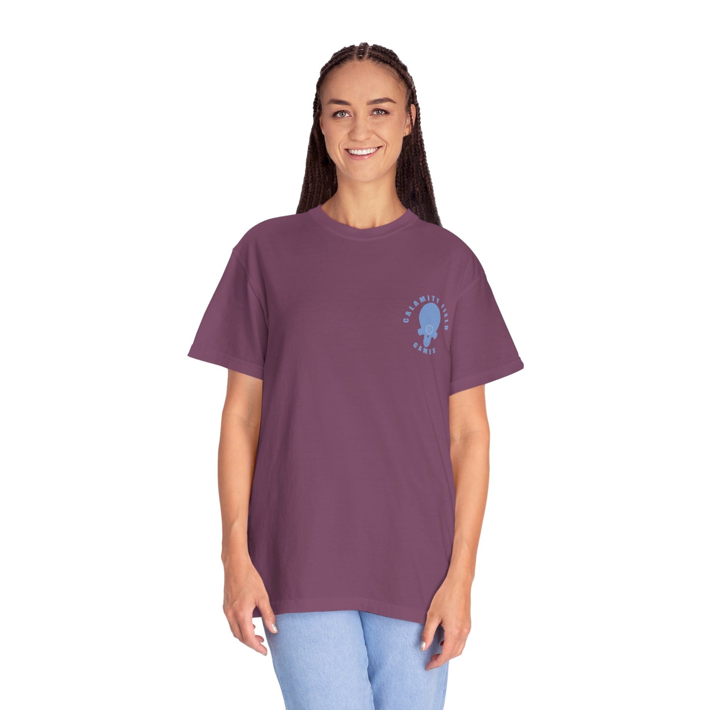 Frost Dragon Skull Graphic T-Shirt