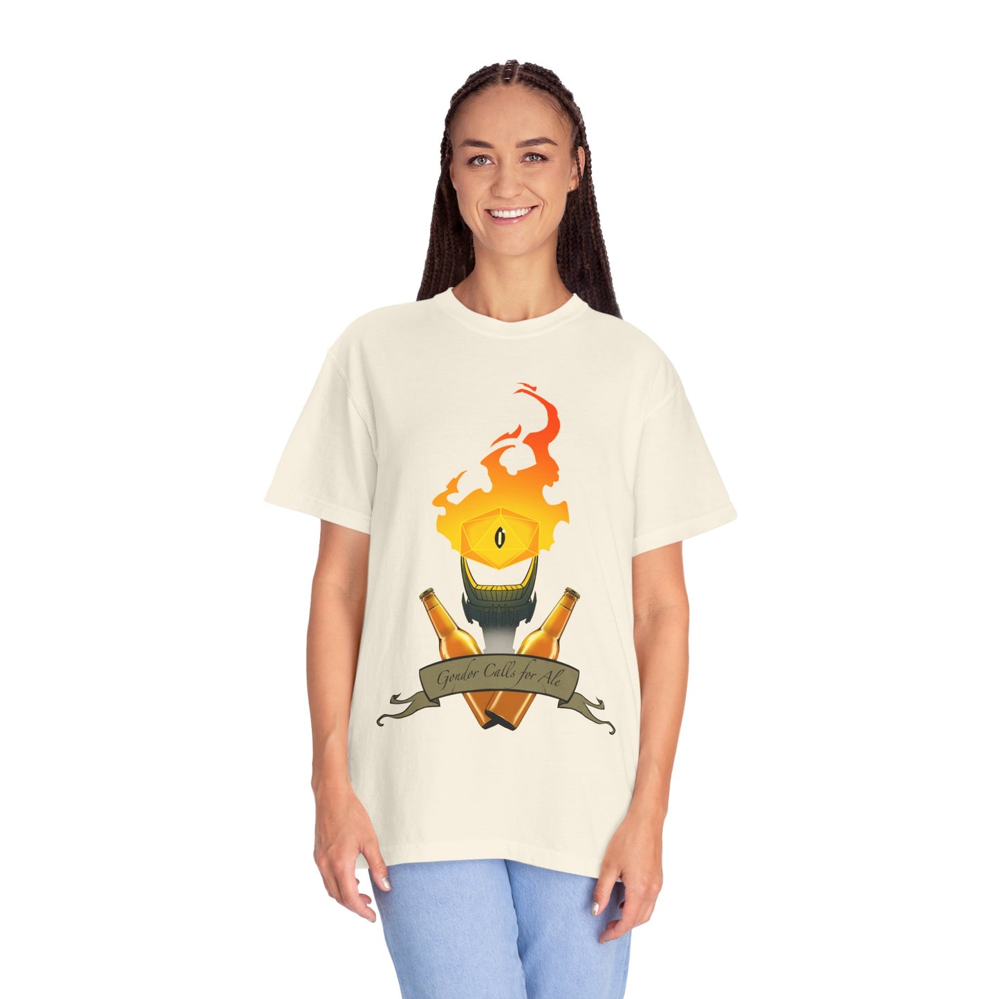 Gondor Calls for Ale Burning Eye Tee