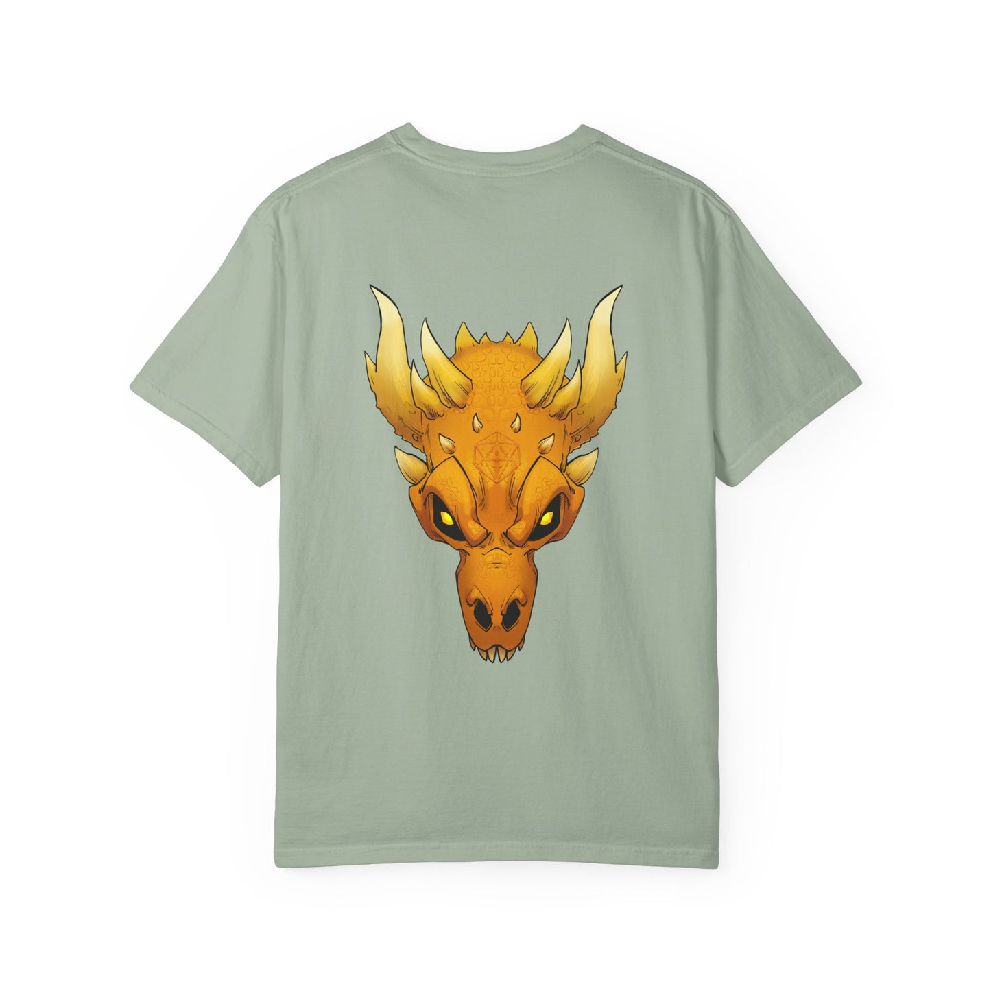 Golden Dragon Skull T-Shirt — Mythic Beast Graphic Tee