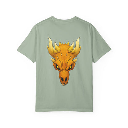 Golden Dragon Skull T-Shirt — Mythic Beast Graphic Tee