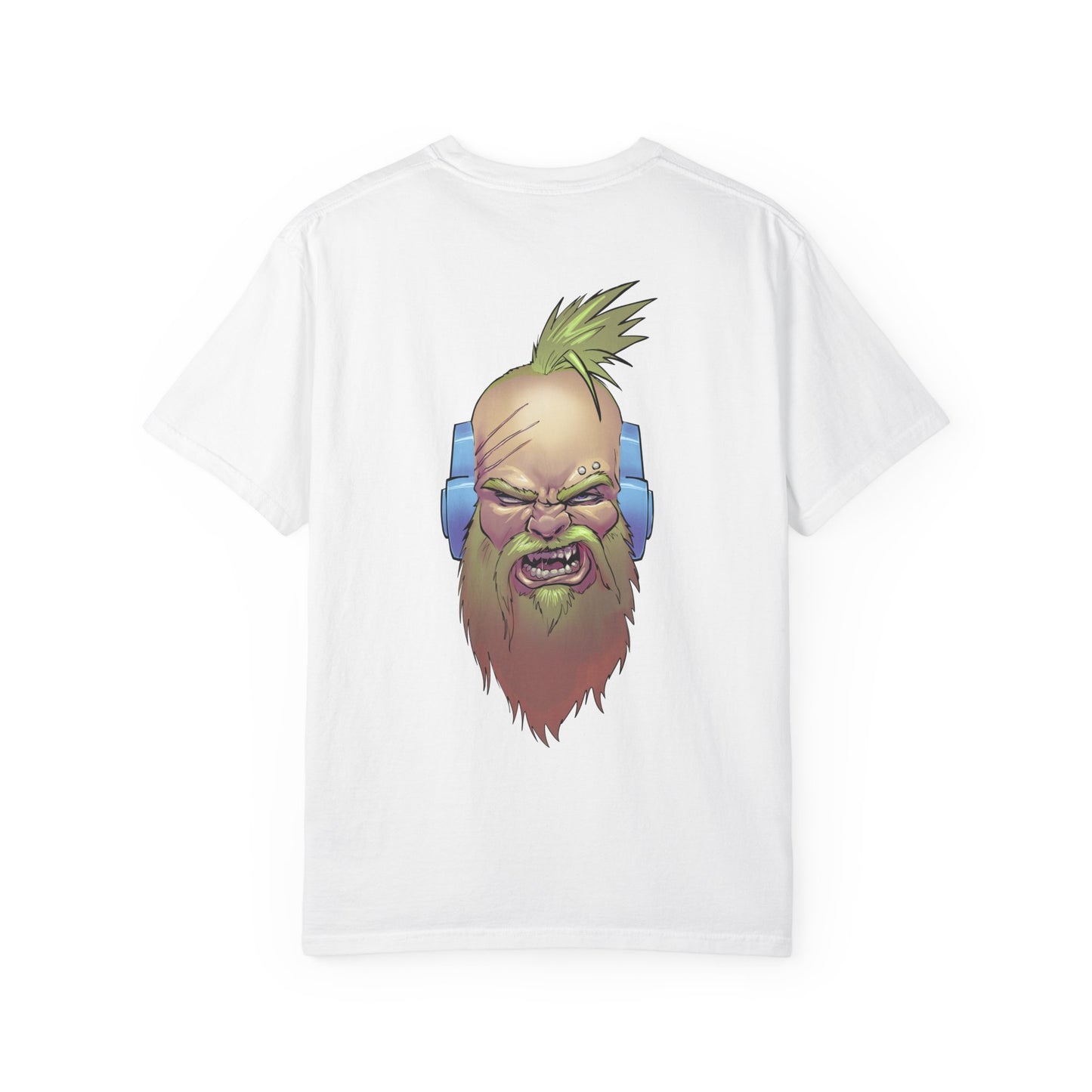 Wolf Space Man Head Graphic T-shirt
