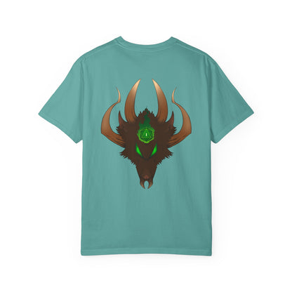 Mystic Horned Rodent T-Shirt — Green Gem Fantasy Graphic Tee