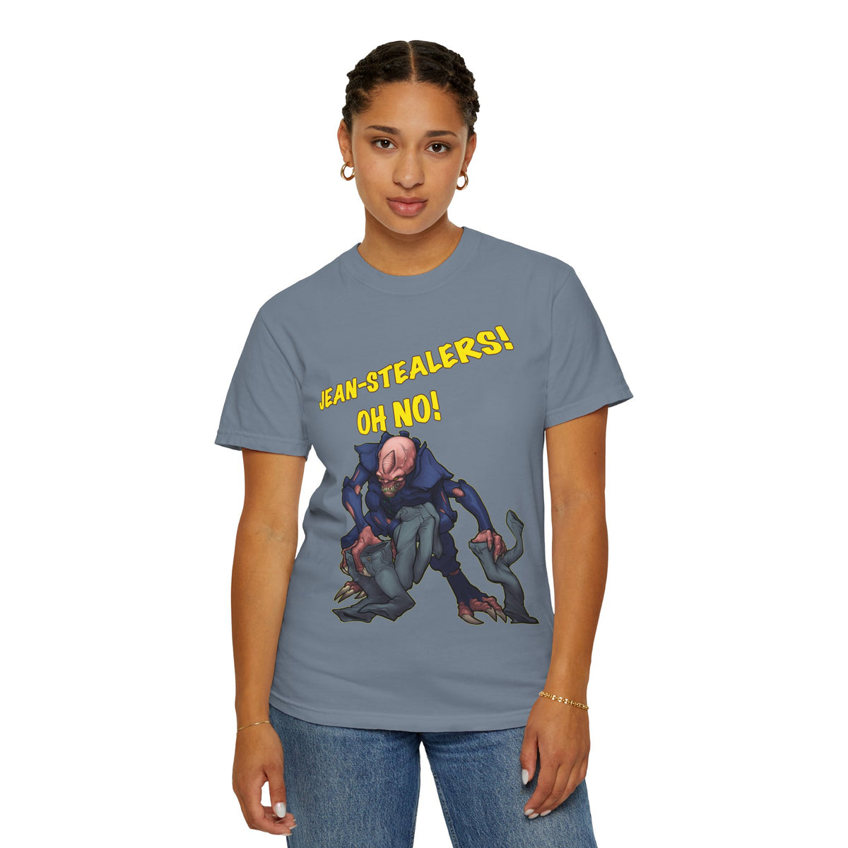 'Jean-Stealers! Oh No!' Graphic Tee