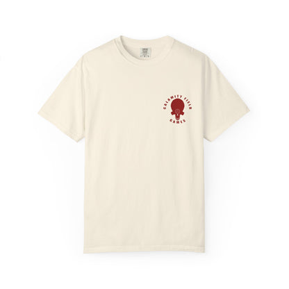 Space Man Helmet T‑Shirt — Blue Sci‑Fi Armor Graphic Tee