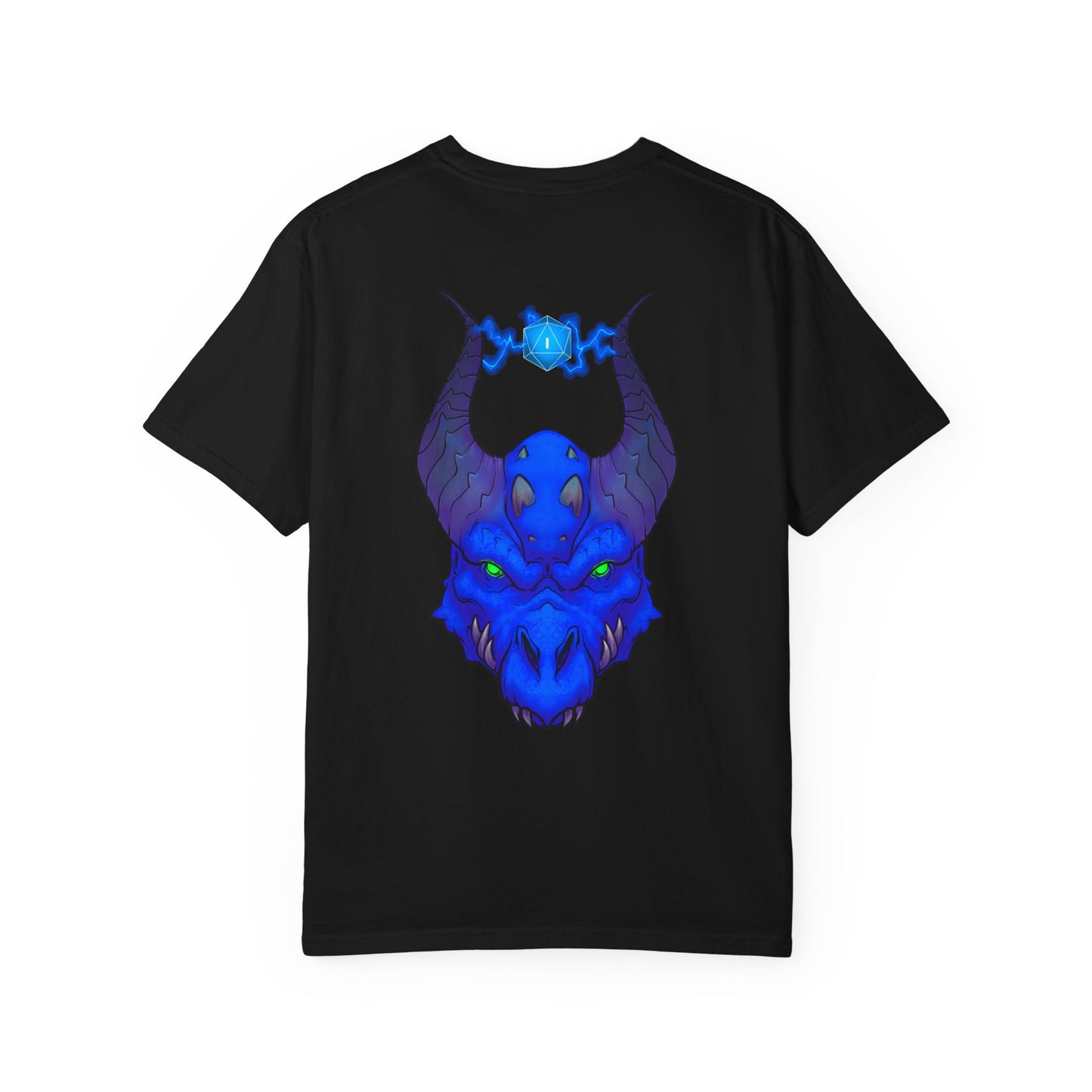 Blue Lightning Dragon T-shirt