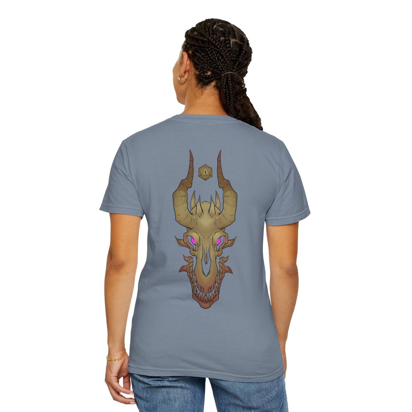 Bone Dragon Skull Graphic Tee