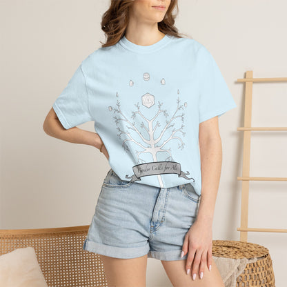 Gondor Calls for Ale White Tree Tee