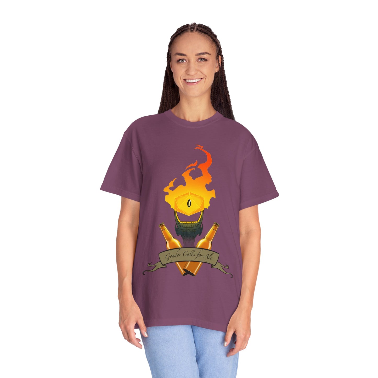 Gondor Calls for Ale Burning Eye Tee