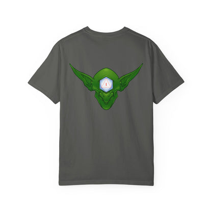 T-Shirt — Green Goblin Eyeball Graphic Tee (Back Print)