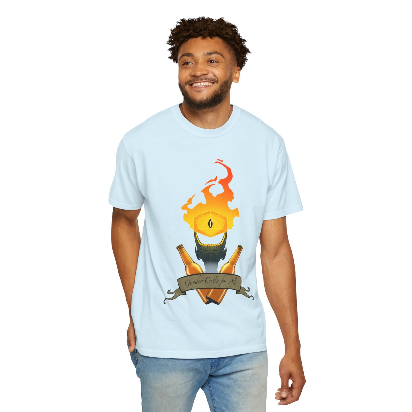 Gondor Calls for Ale Burning Eye Tee