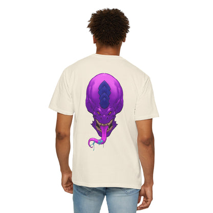 Purple Licky Alien Graphic Tee
