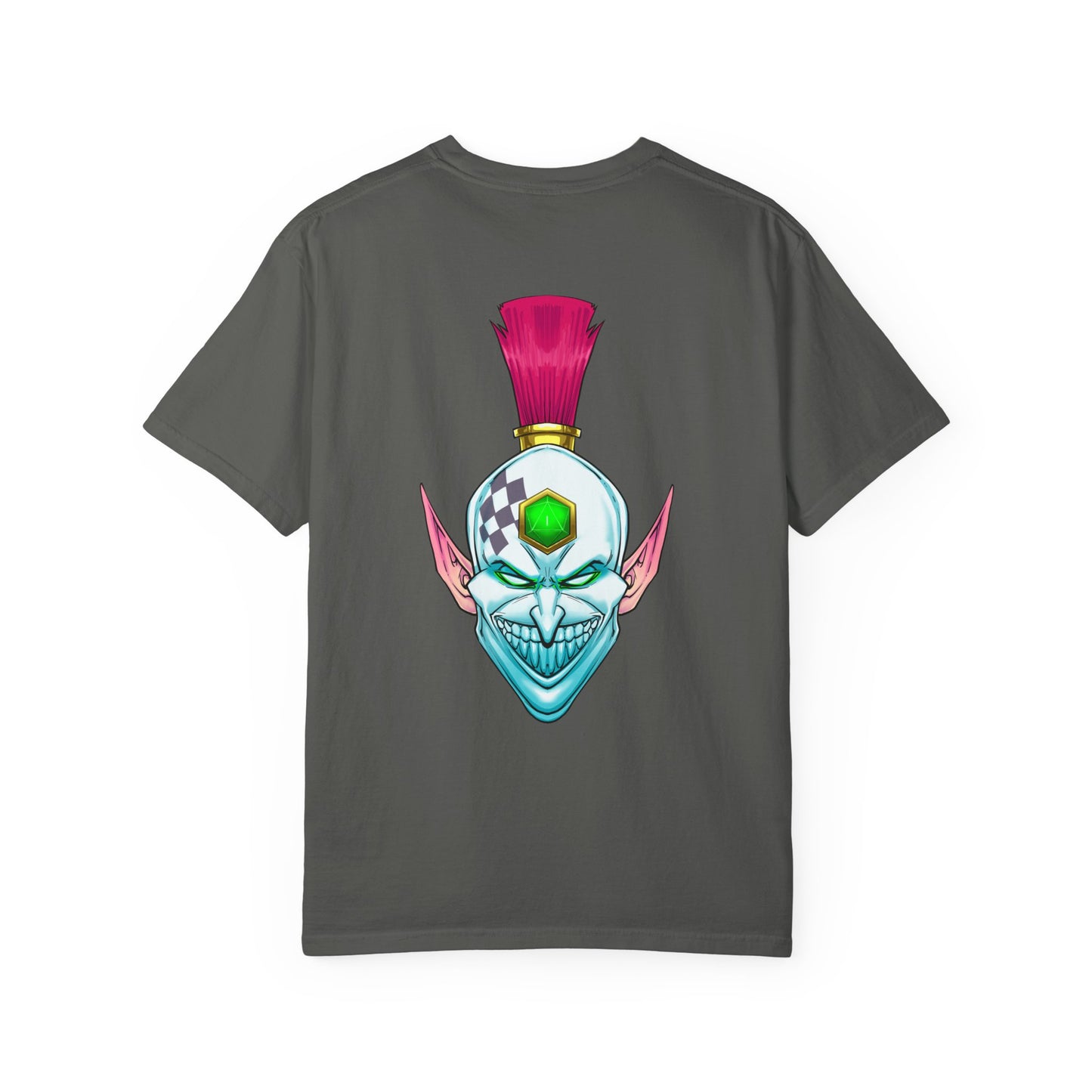 Laughing Elf Mask Graphic T-Shirt