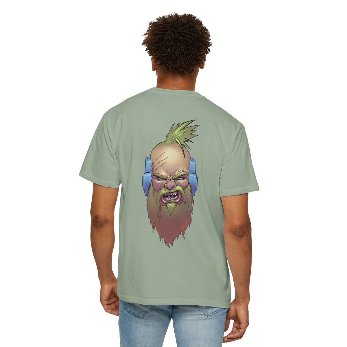 Sci-fi Viking Graphic T-shirt