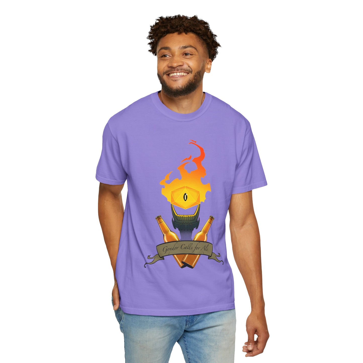 Gondor Calls for Ale Burning Eye Tee