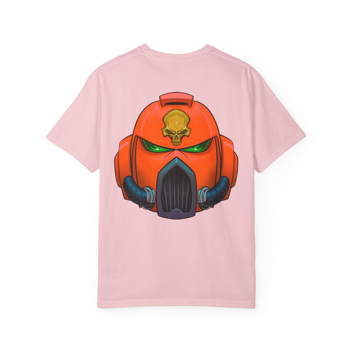 Armored Space Man Helmet Graphic T-Shirt