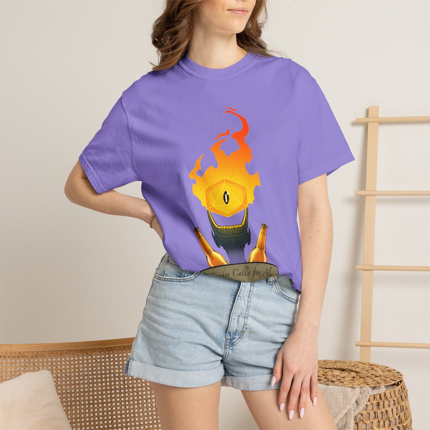Gondor Calls for Ale Burning Eye Tee