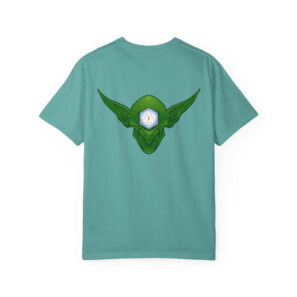 T-Shirt — Green Goblin Eyeball Graphic Tee (Back Print)