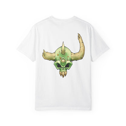 Diseased Fiend Skull T-Shirt — Green Skull Graphic Tee
