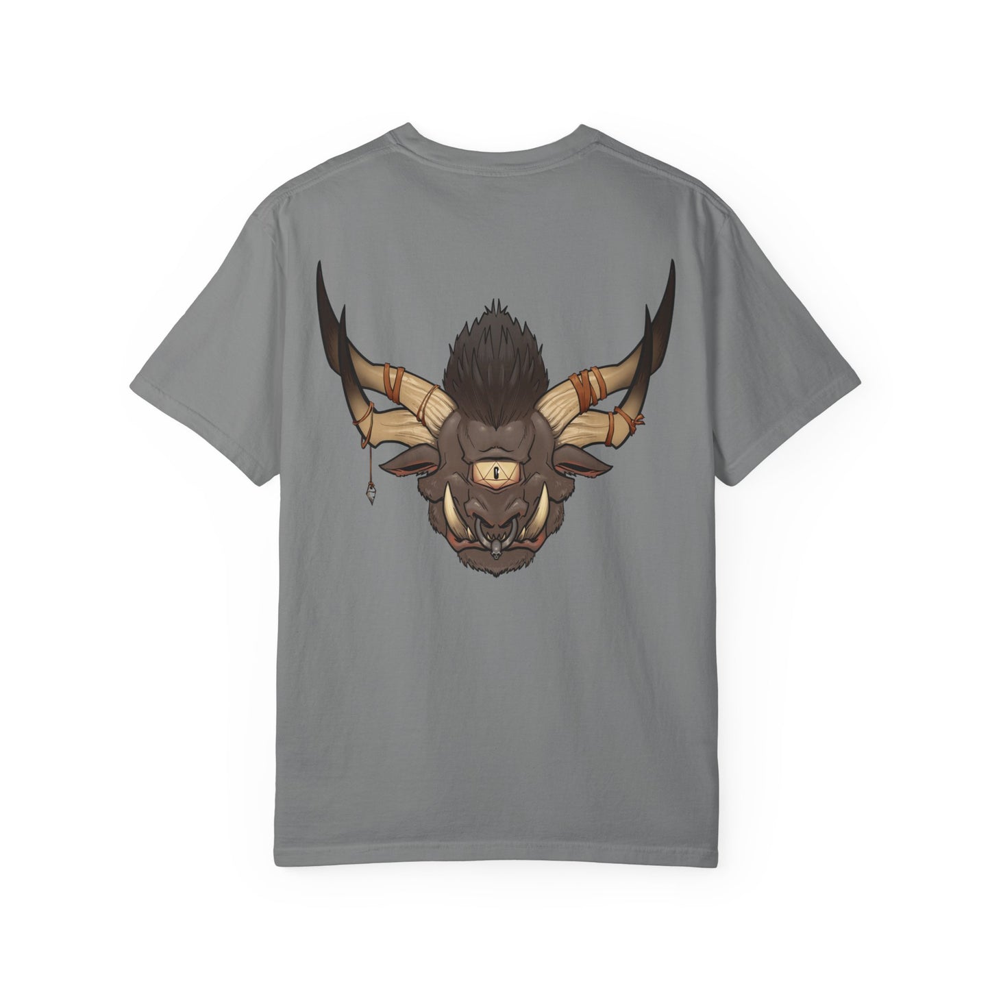 Cyclops Beast Graphic T-Shirt — Horned Beast Design