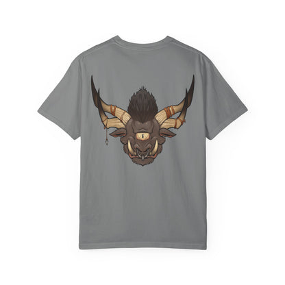 Cyclops Beast Graphic T-Shirt — Horned Beast Design