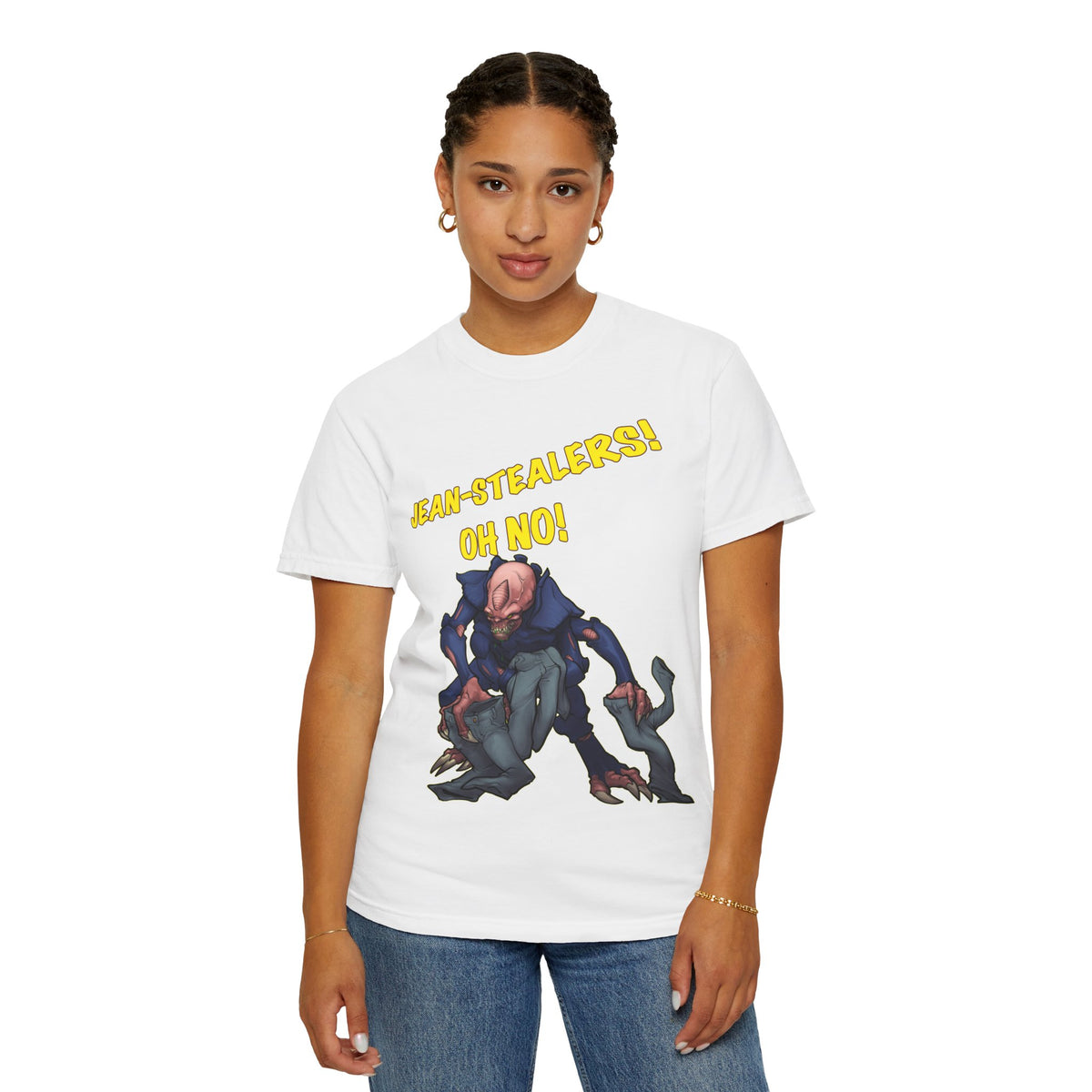 'Jean-Stealers! Oh No!' Graphic Tee
