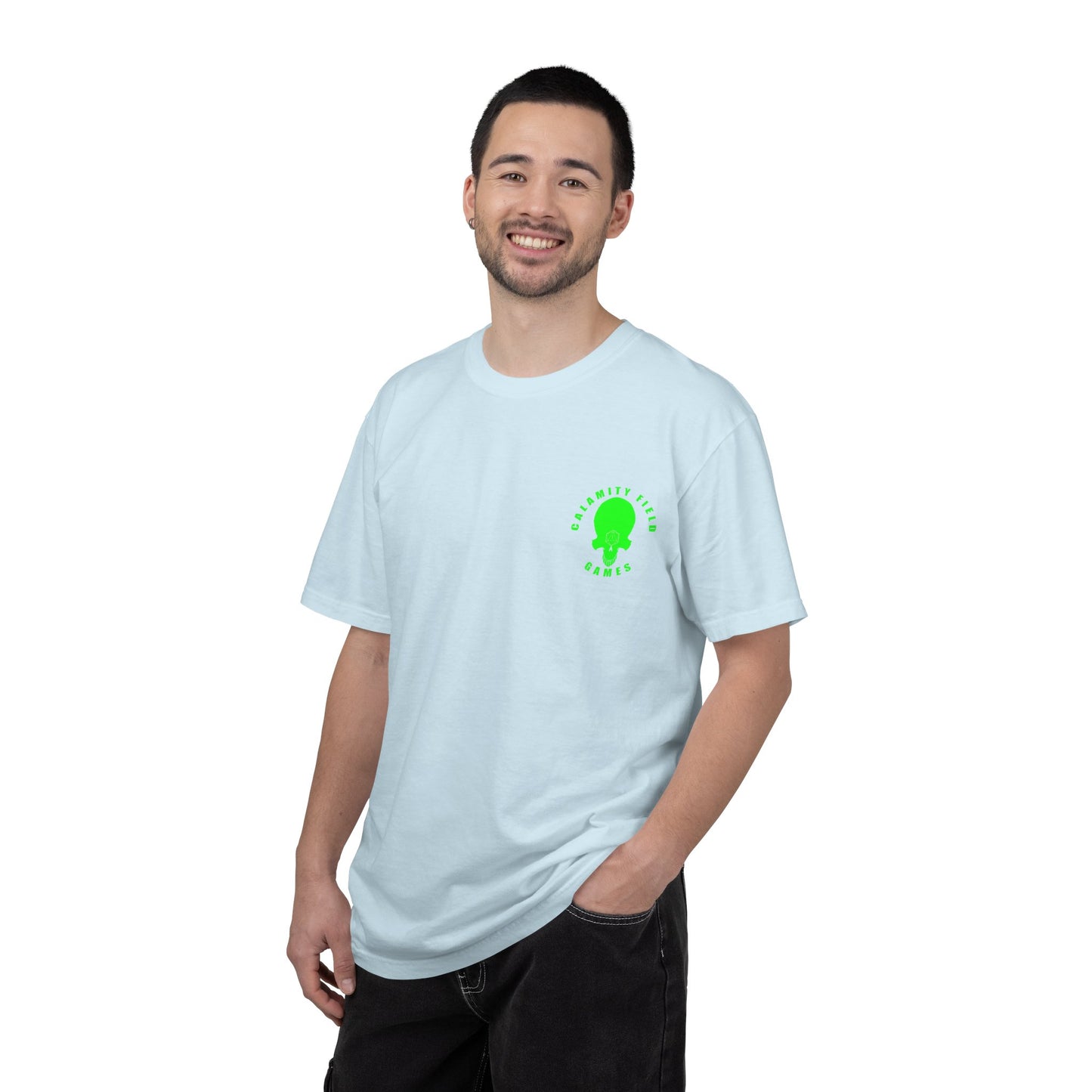 Laughing Elf Mask Graphic T-Shirt