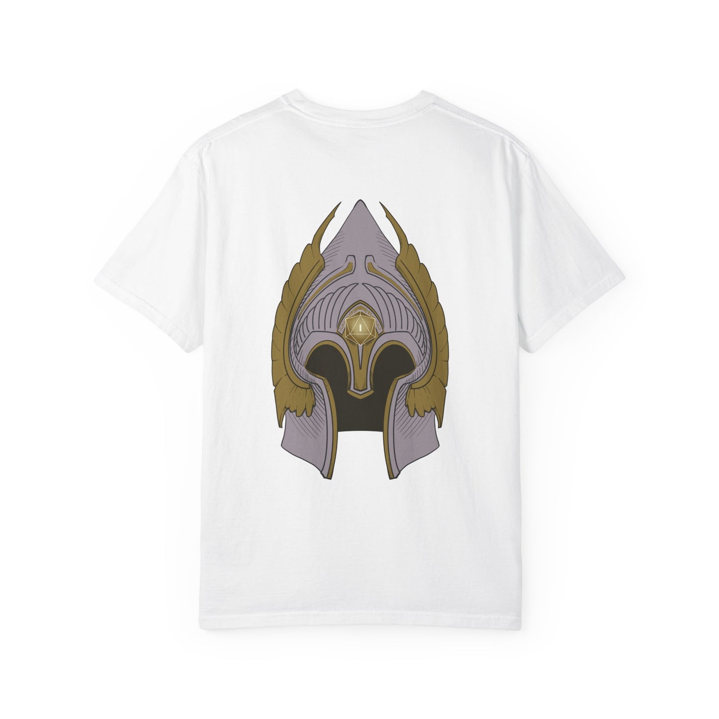 White Tree Solider Helmet T-shirt- Graphic Tee