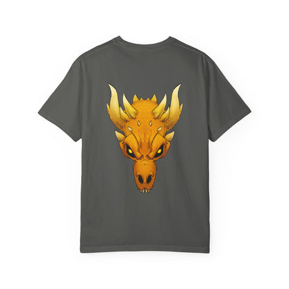 Golden Dragon Skull T-Shirt — Mythic Beast Graphic Tee
