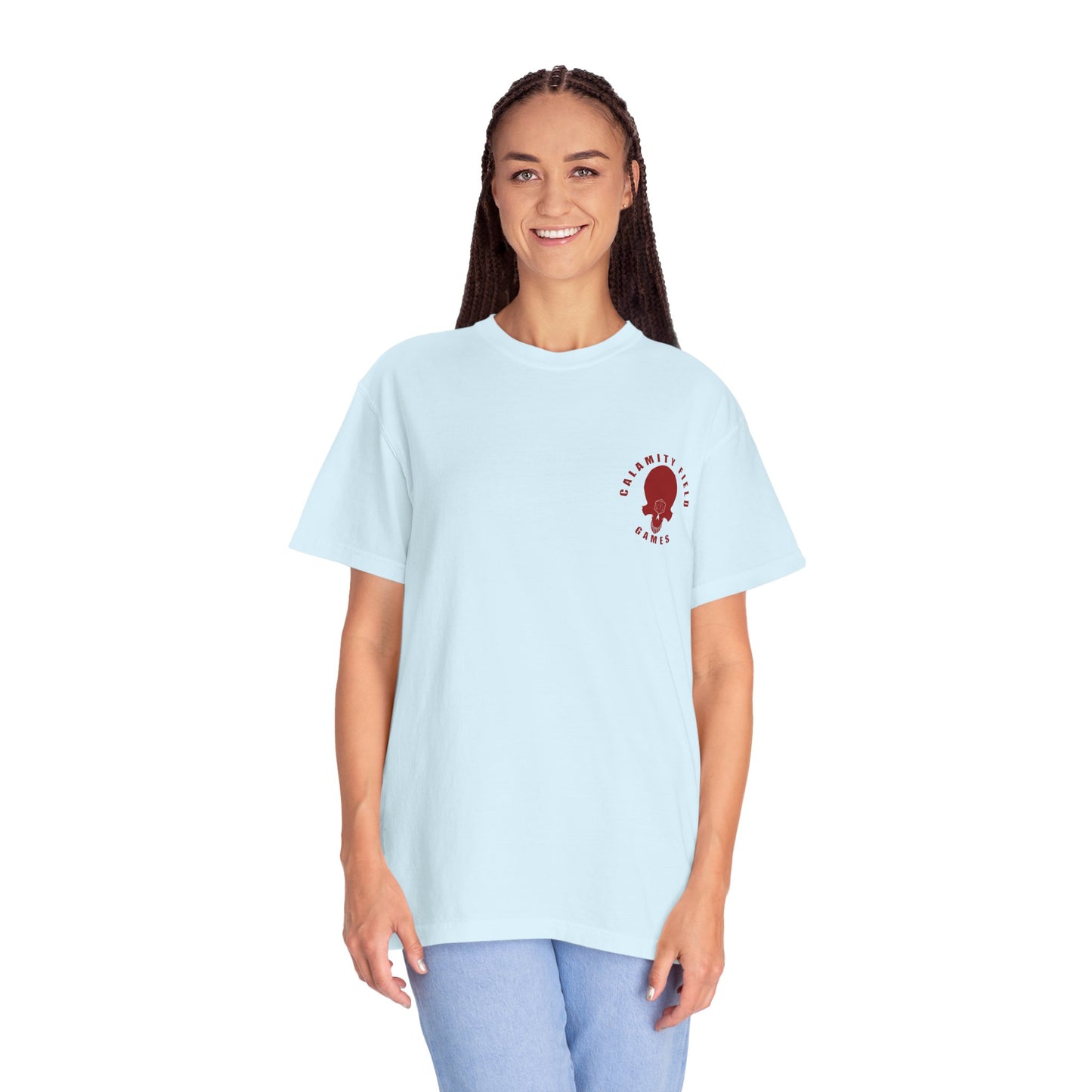 Armored Space Man Helmet Graphic T-Shirt