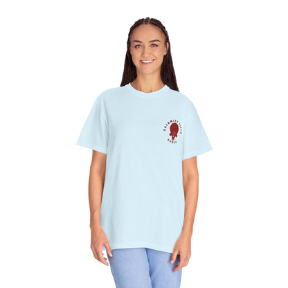 Armored Space Man Helmet Graphic T-Shirt