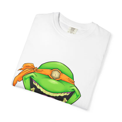 Karate Terrapin Smile T-Shirt — Orange Bandana Karate Terrapin Tee