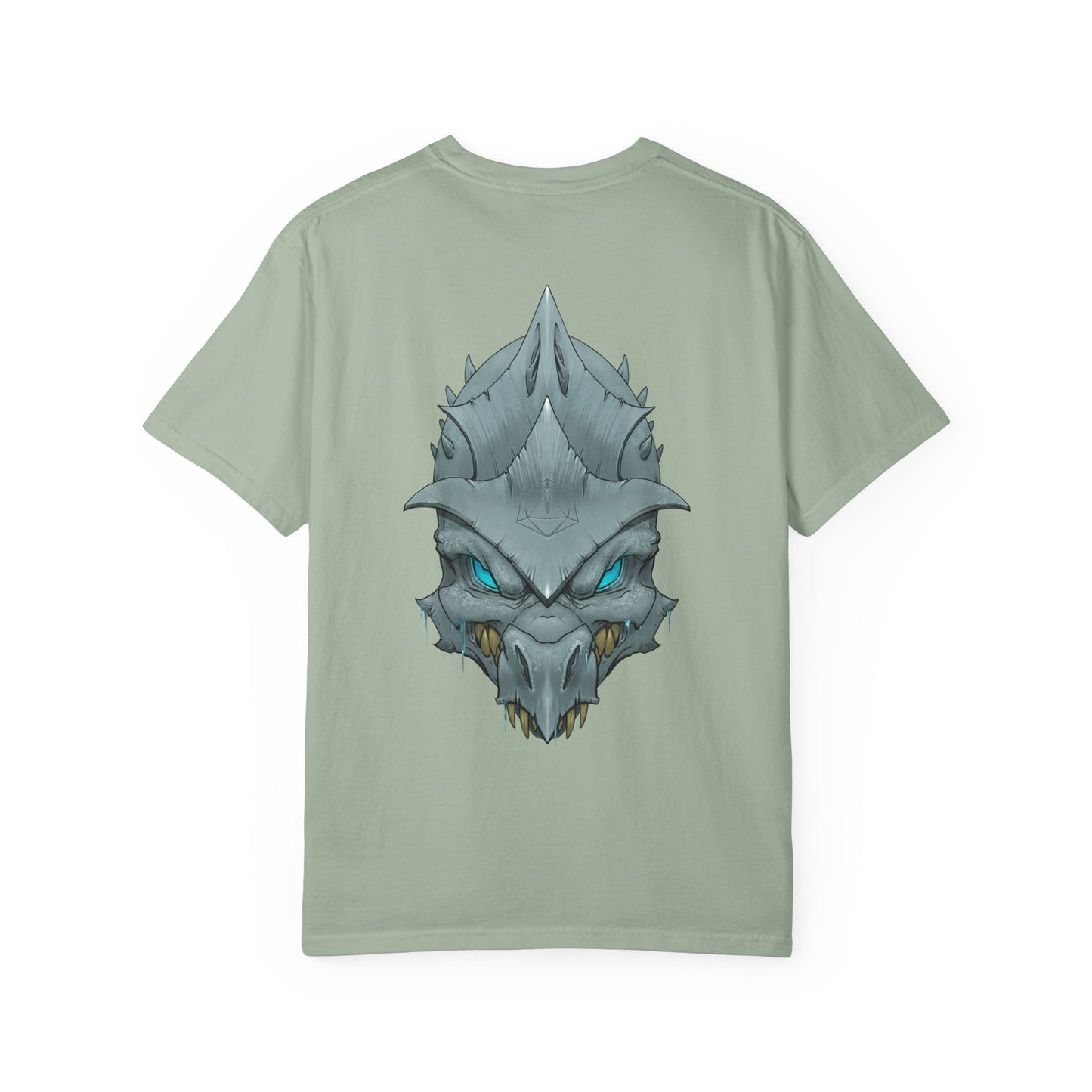 Frost Dragon Skull Graphic T-Shirt