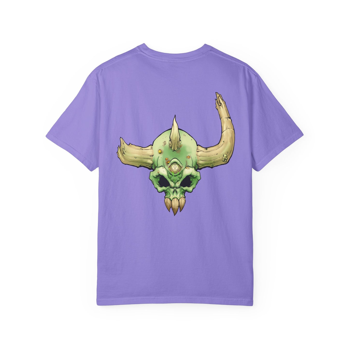 Diseased Fiend Skull T-Shirt — Green Skull Graphic Tee