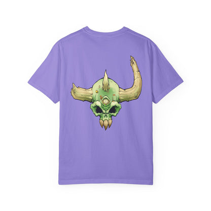 Diseased Fiend Skull T-Shirt — Green Skull Graphic Tee