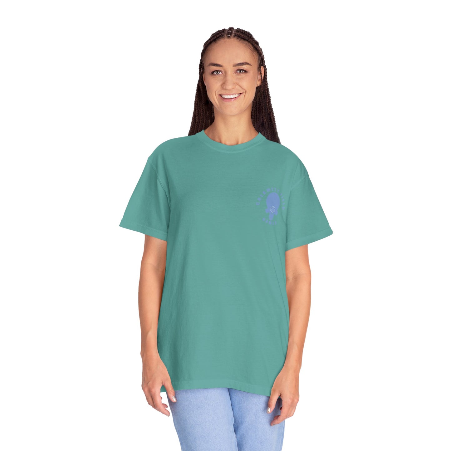 Frost Dragon Skull Graphic T-Shirt