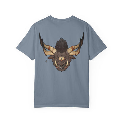Cyclops Beast Graphic T-Shirt — Horned Beast Design