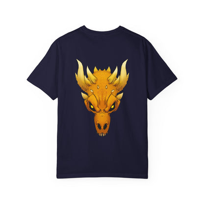 Golden Dragon Skull T-Shirt