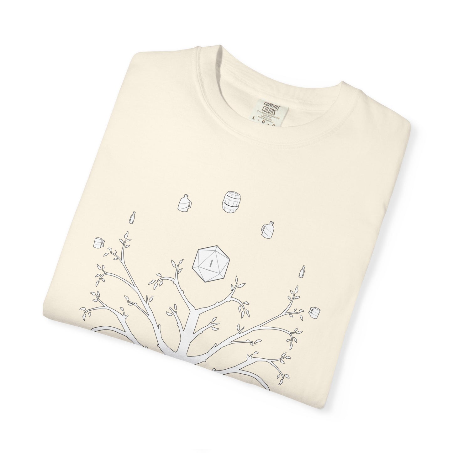 Gondor Calls for Ale White Tree Tee