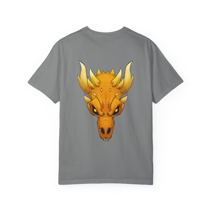 Golden Dragon Skull T-Shirt — Mythic Beast Graphic Tee