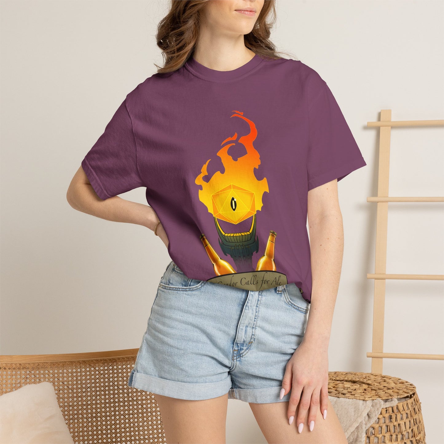 Gondor Calls for Ale Burning Eye Tee