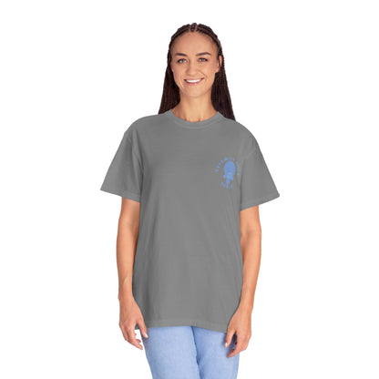 Wolf Space Man Head Graphic T-shirt