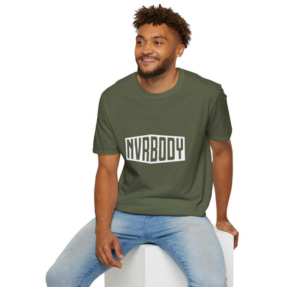 White NVRBODY Graphic T-shirt