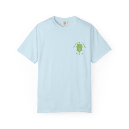 Diseased Fiend Skull T-Shirt — Green Skull Graphic Tee