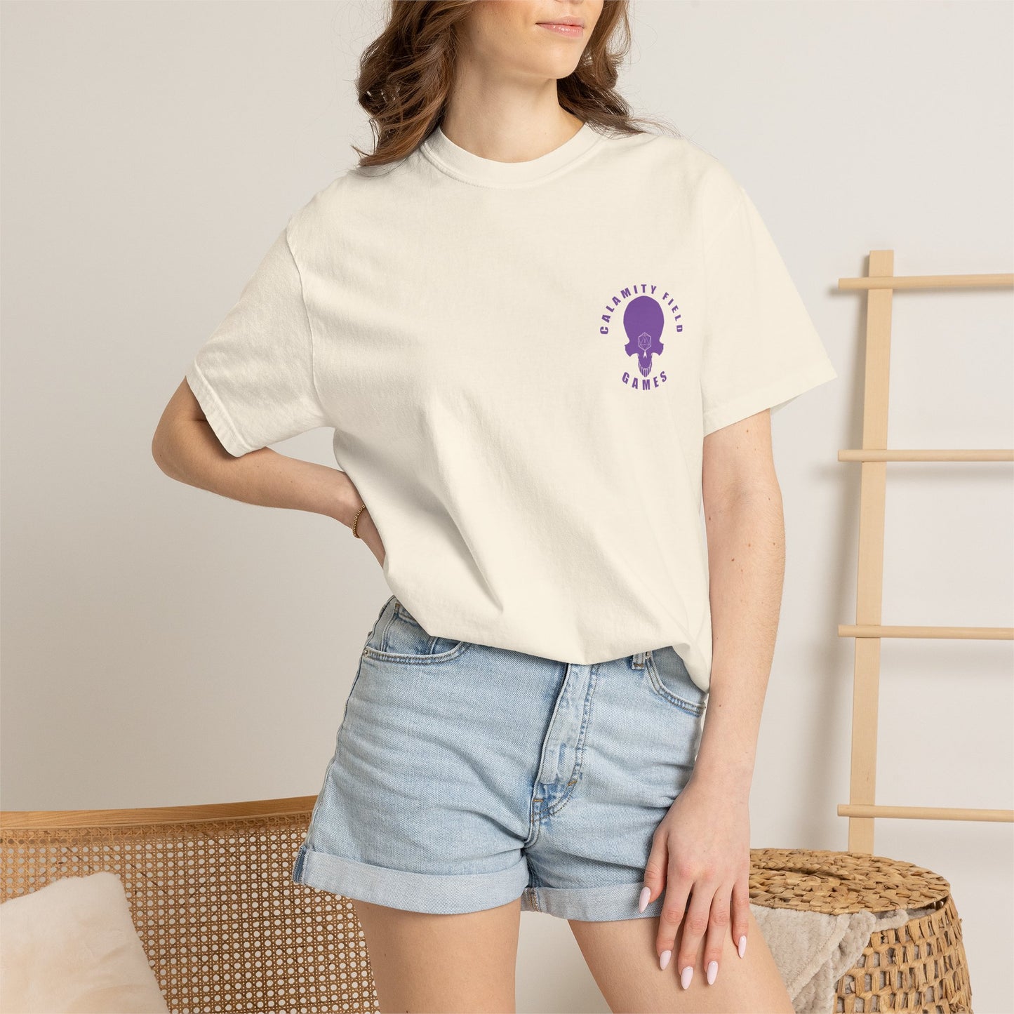 Purple Licky Alien Graphic Tee