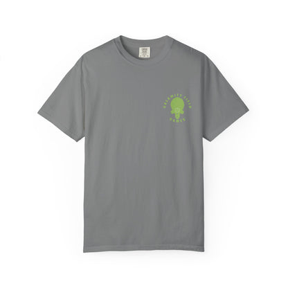 Diseased Fiend Skull T-Shirt — Green Skull Graphic Tee